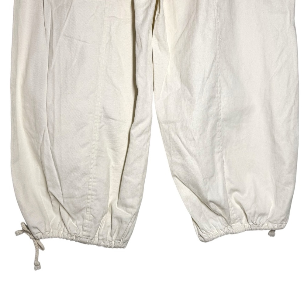 Na Nin Cream Cotton French Twill Cooper Wide Leg Balloon Cargo Pants XS - Picture 12 of 15